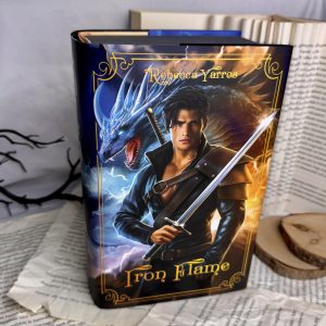 Iron Flame dust jacket védőborító - exkluzív, limitált kiadás