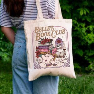 Belle’s Book Club vászontáska