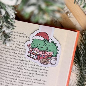 Christmas Bookdragon mágneses könyvjelző