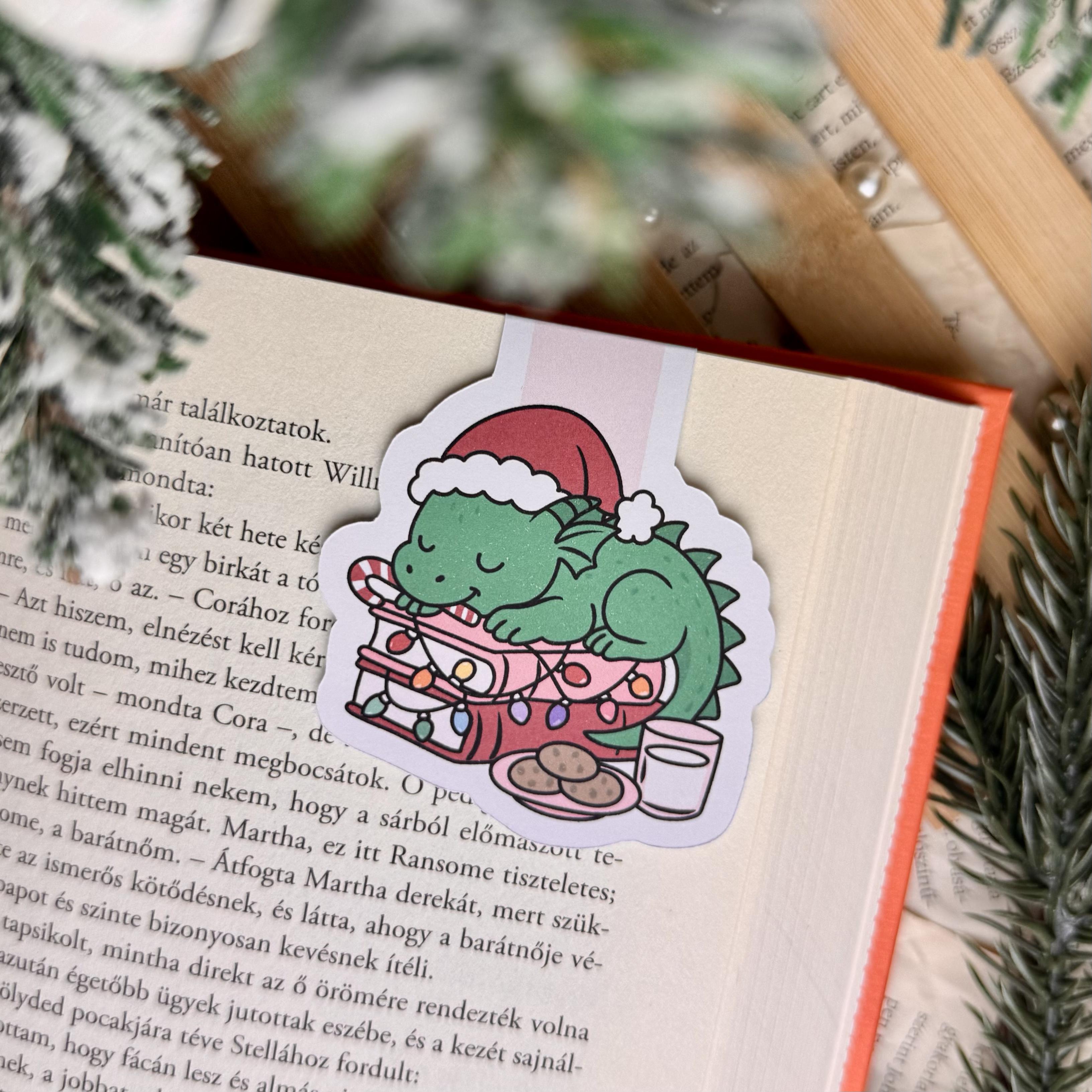 Christmas Bookdragon mágneses könyvjelző 1 Christmas Bookdragon mágneses könyvjelző