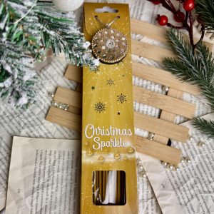 Christmas Sparkle füstölő és füstölő tartó szett