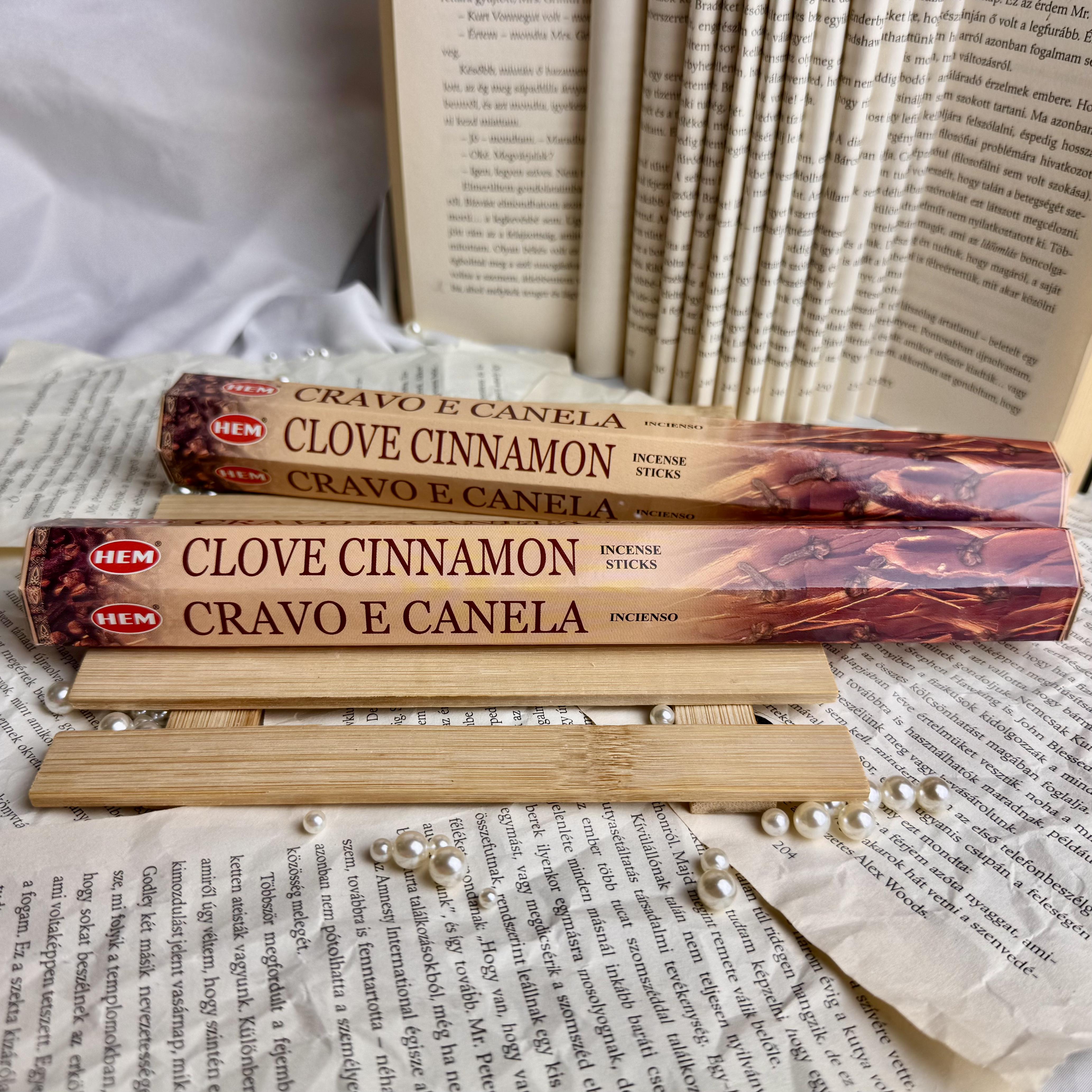 HEM Clove Cinnamon/Szegfűszeg fahéj füstölő 1 HEM Clove Cinnamon/Szegfűszeg fahéj füstölő