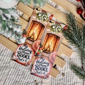My holiday plans? Books. That’s it. papír könyvjelző