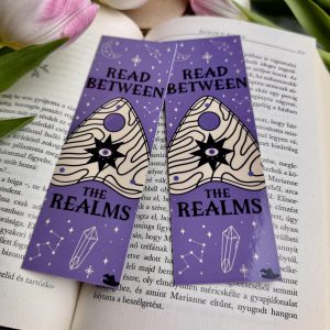 Read between the realms papír könyvjelző