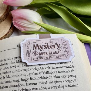 Mystery Book Club mágneses könyvjelző