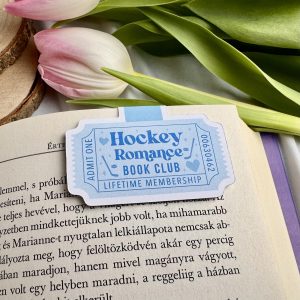 Hockey Romance Book Club mágneses könyvjelző