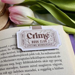 Crime Book Club mágneses könyvjelző