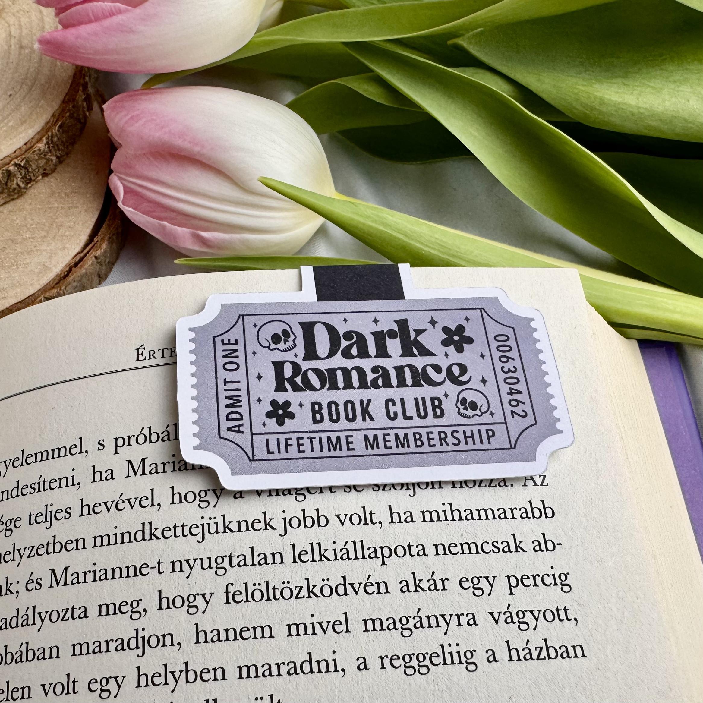 Dark Romance Book Club mágneses könyvjelző 1 Dark Romance Book Club mágneses könyvjelző