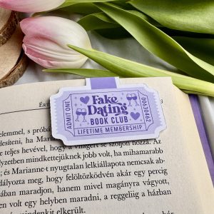 Fake Dating Book Club mágneses könyvjelző