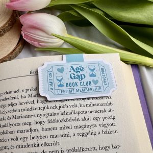 Age Gap Book Club mágneses könyvjelző