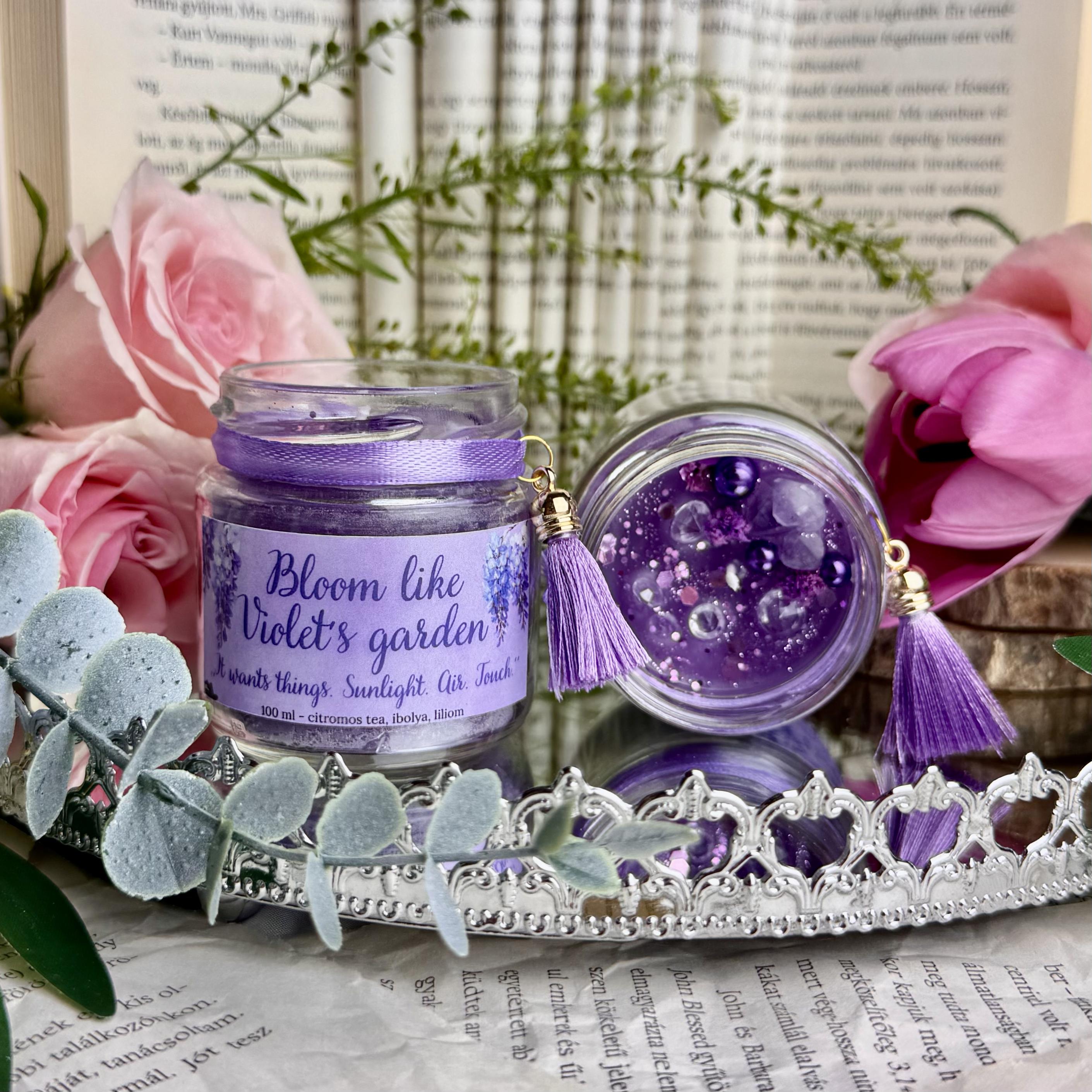 Bloom like Violet’s garden - Bridgerton gyertya 1 Bloom like Violet’s garden - Bridgerton gyertya