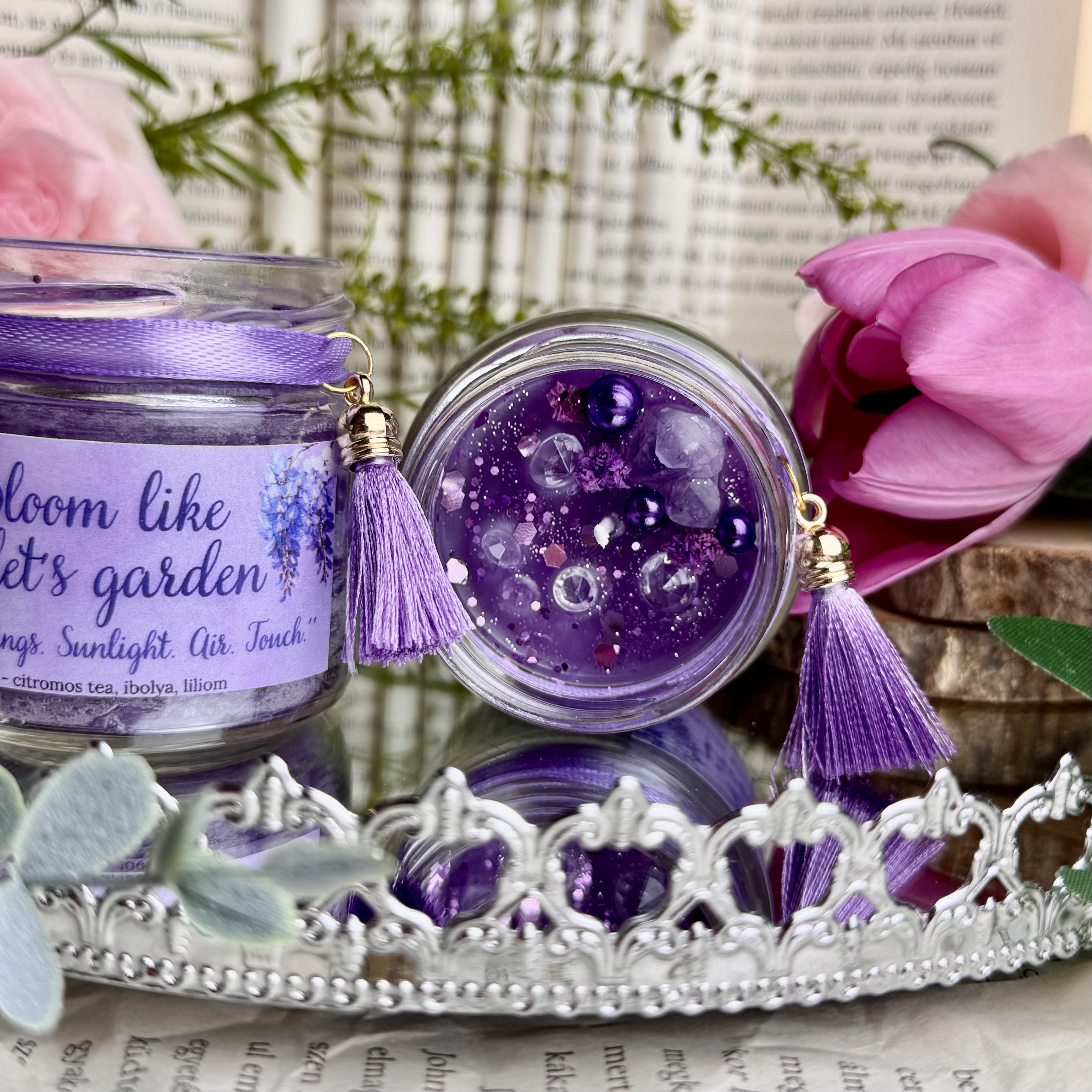 Bloom like Violet’s garden - Bridgerton gyertya 4 Bloom like Violet’s garden - Bridgerton gyertya - Image 4