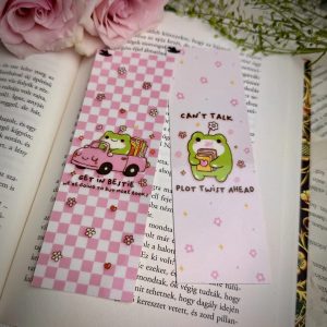 Reading Frog papír könyvjelző