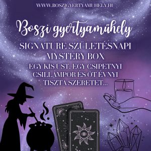 Boszi Gyertyaműhely Signature Születésnapi Mystery Box - ELŐRENDELÉS