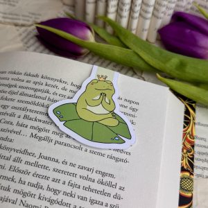 Frog King mágneses könyvjelző
