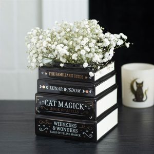 Black Cat könyvkupac alakú váza