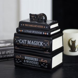 Black Cat könyvkupac kerámia párologtató/viaszolvasztó