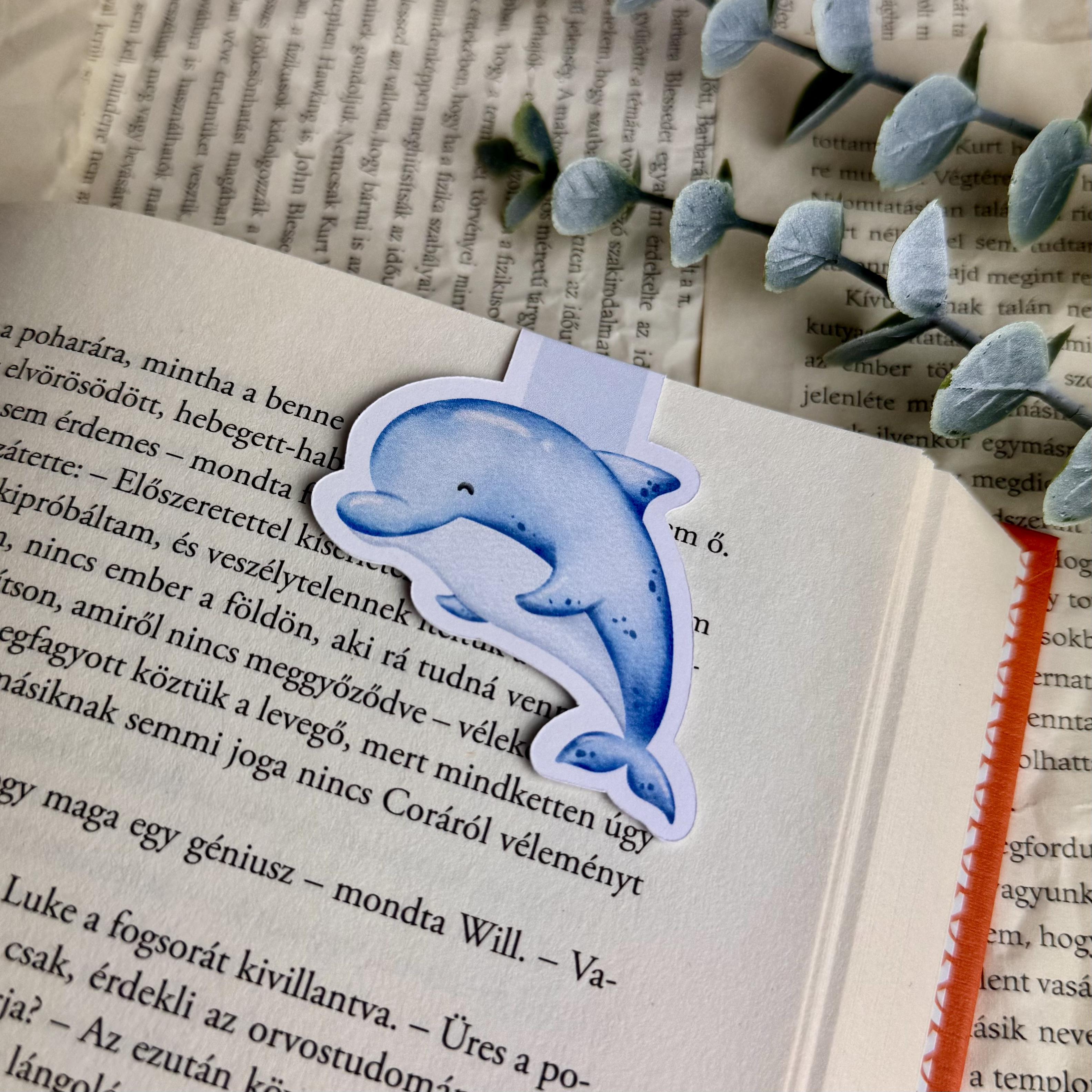Delfin mágneses könyvjelző 1 Delfin mágneses könyvjelző