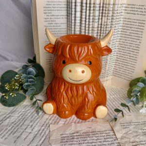 Highland cow kerámia párologtató/viaszolvasztó