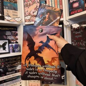 The Dragons - Fourth Wing EXTRA NAGY méretű könyvtok || limitált kiadás