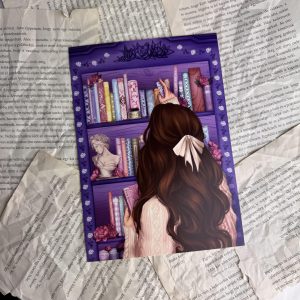 Just a girl who loves books print