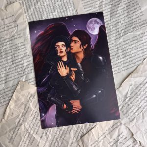 Raihn & Oraya - The Serpent and The Wing of Night print