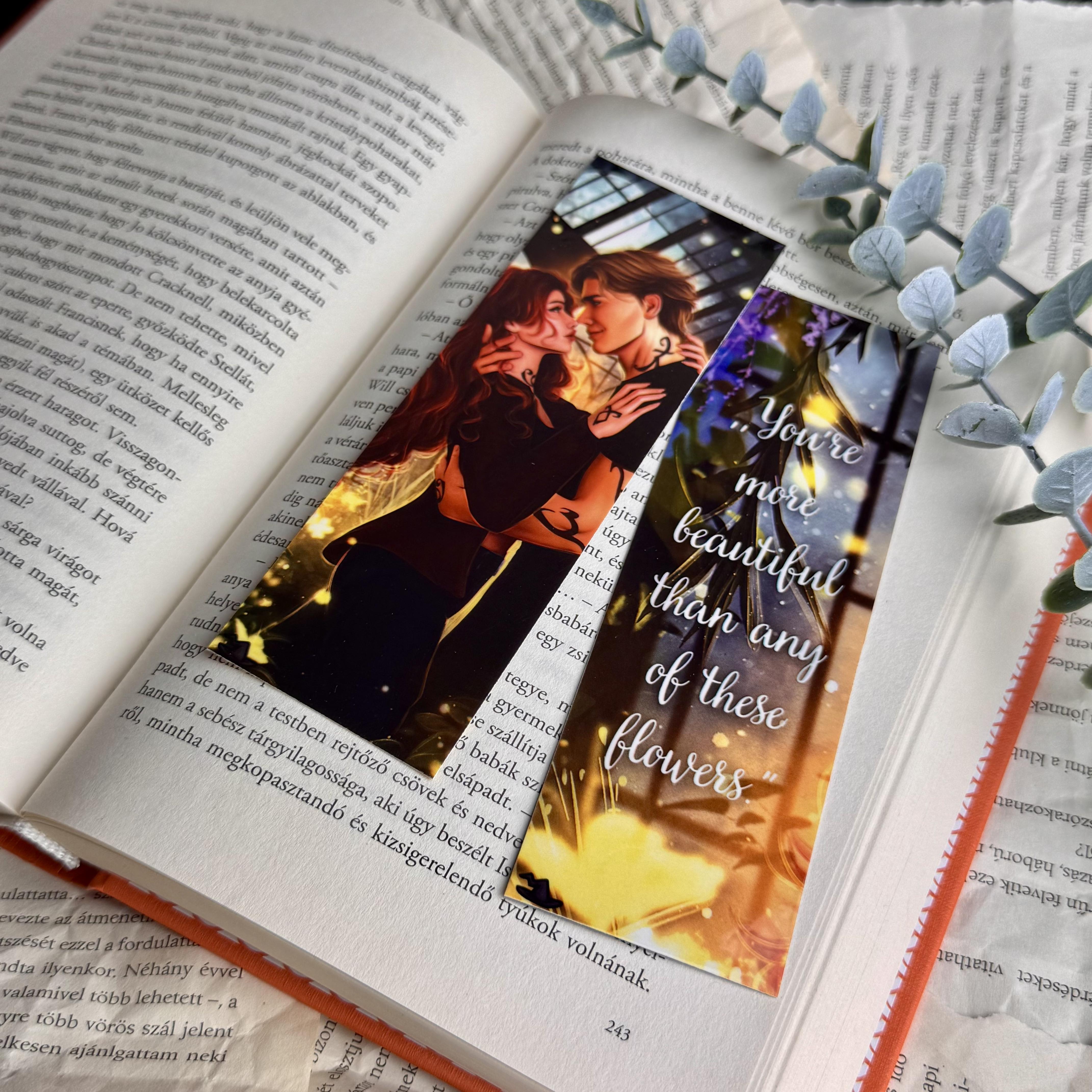 Clary & Jace - Shadowhunters papír könyvjelző 1 Clary & Jace - Shadowhunters papír könyvjelző
