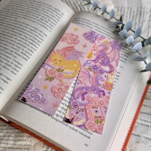 Cute dragon vibes papír könyvjelző