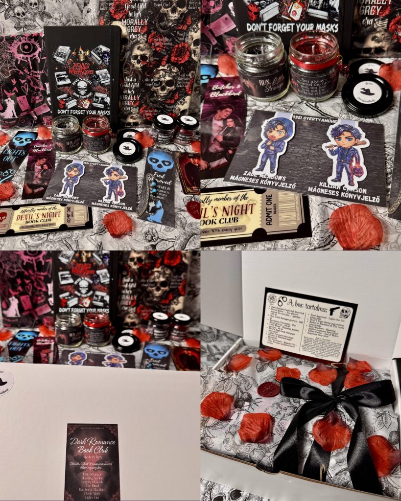 dark romance mystery box tartalma