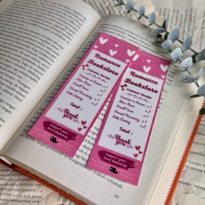 Romance bookstore papír könyvjelző