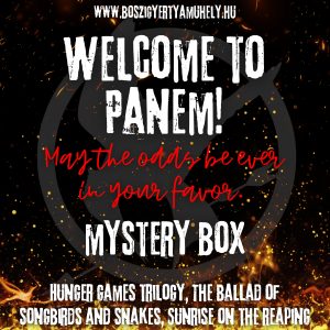 Welcome to Panem - May the odds be ever in your favor. - mystery box || Hunger Games trilogy, The Ballad of Songbirds and Snakes, Sunrise on the Reaping || ELŐRENDELÉS