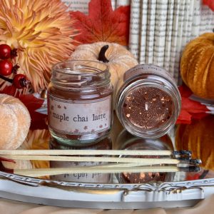 Maple chai latte gyertya