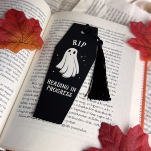 RIP - Reading In Progress koporsó alakú papír könyvjelző bojttal