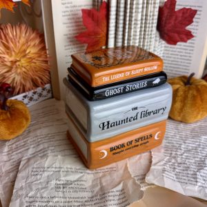 Haunted Library könyvkupac kerámia párologtató/viaszolvasztó