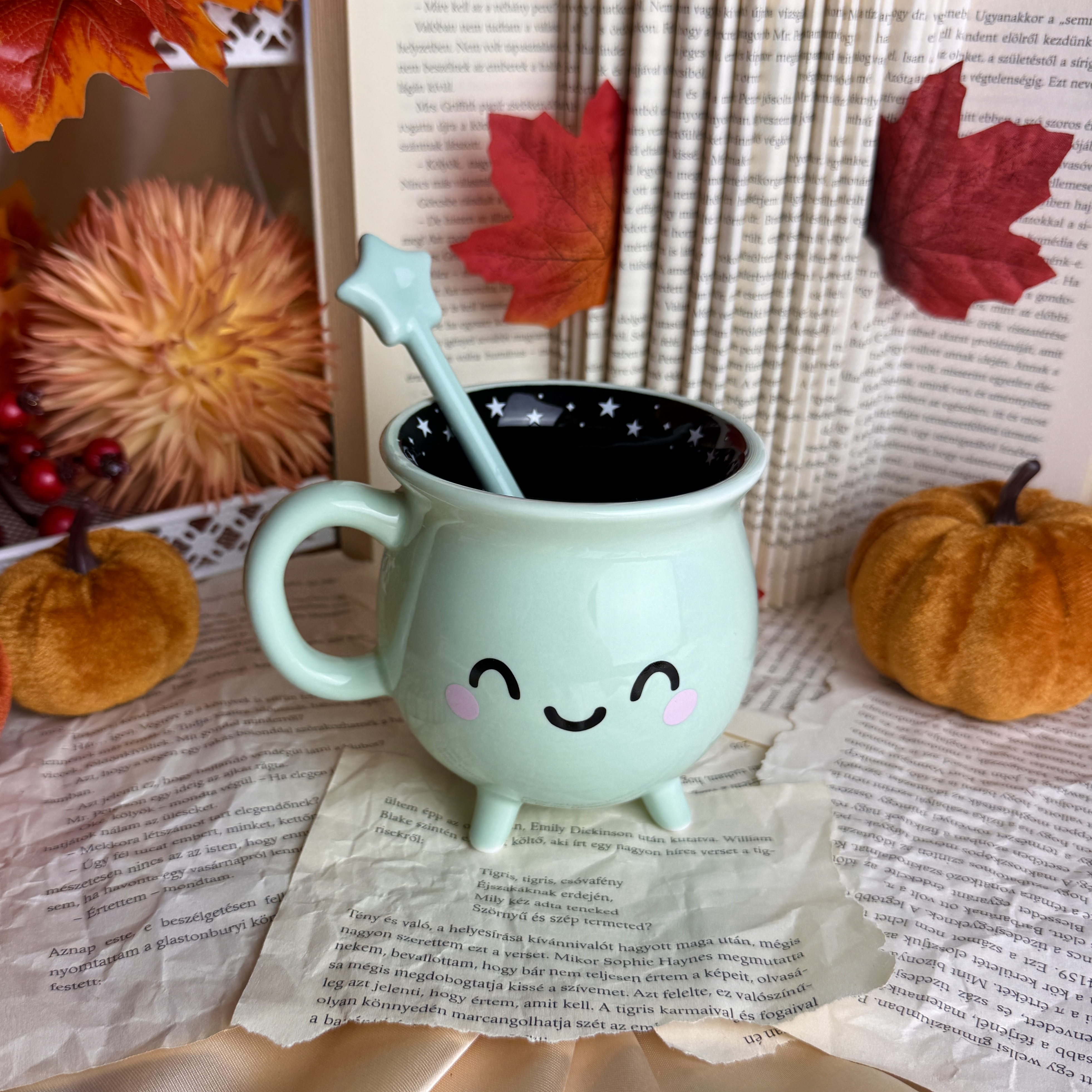 Cute Cauldron - üst alakú bögre keverővel 2 Cute Cauldron - üst alakú bögre keverővel - Image 2