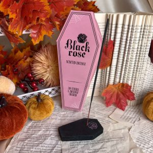 Black Rose füstölő és füstölő tartó szett