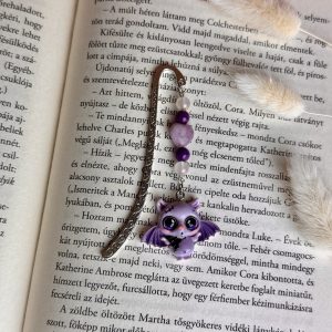 Halloween Bat fém könyvjelző